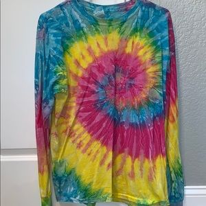 Tie-dyed tee shirt